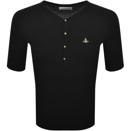 Vivienne Westwood Ribbed T Shirt Black | Mainline Menswear us